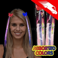 LED Fiber Optic Hair Clip Supreme Multicolor